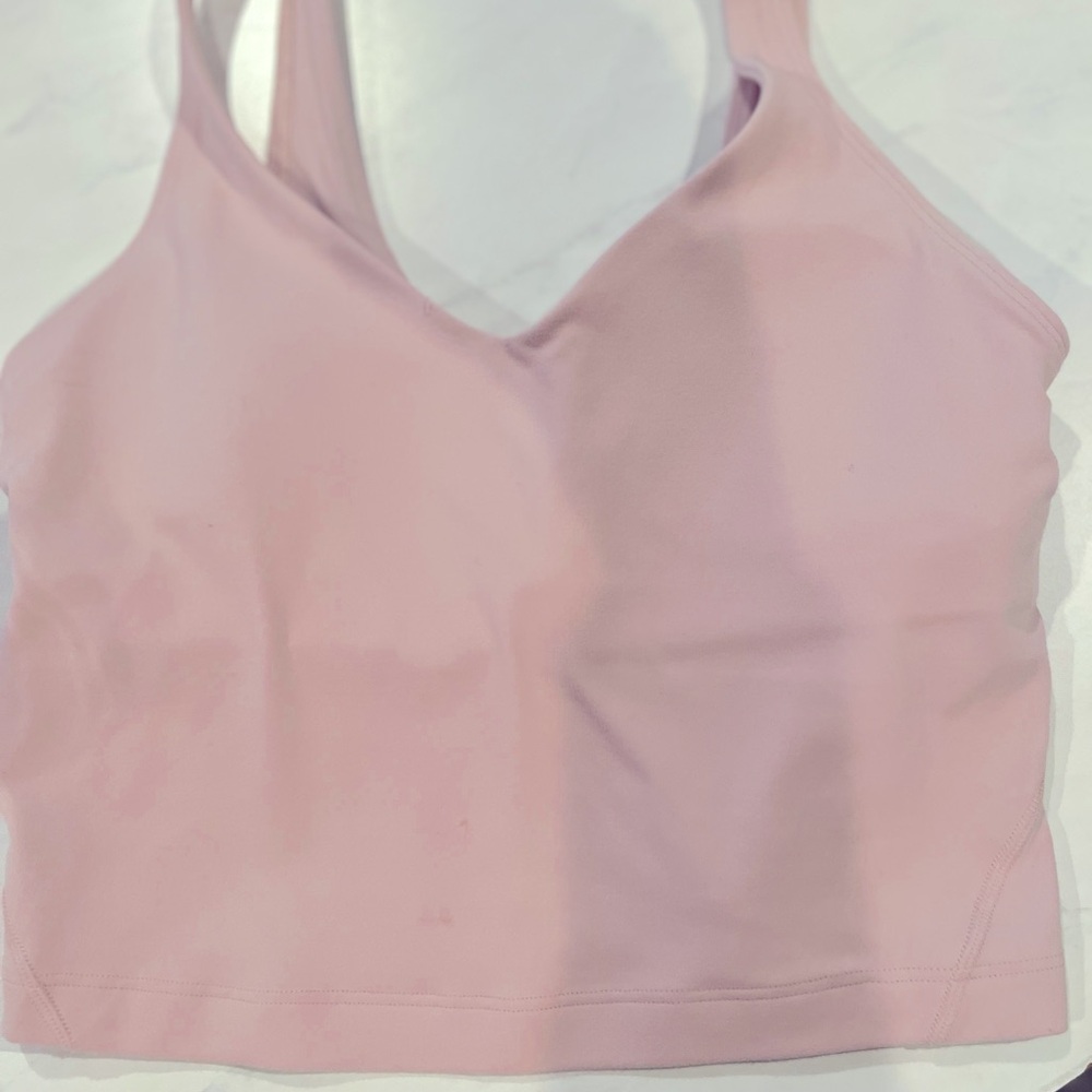 Lulu pink align tank   Like new. Perfect condition